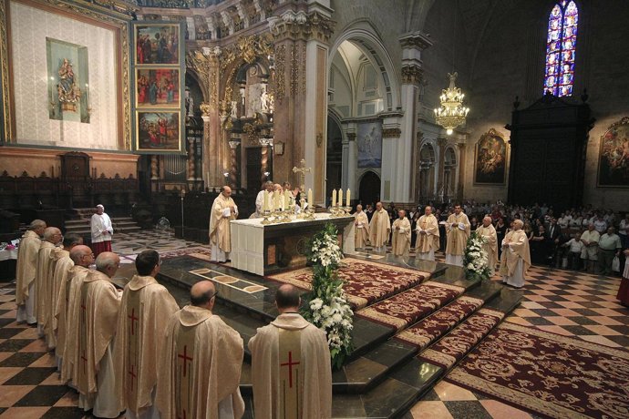 Celebración De La Homilía Del Corpus En Valencia