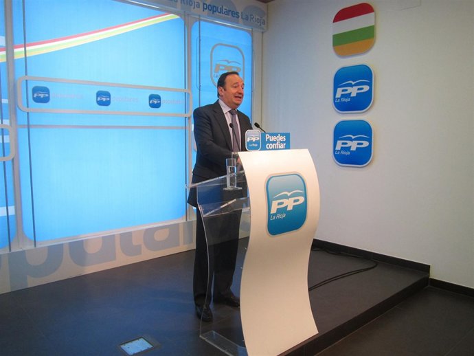 Pedro Sanz, Presidente Del PP De La Rioja Y Candidato Al Gobierno