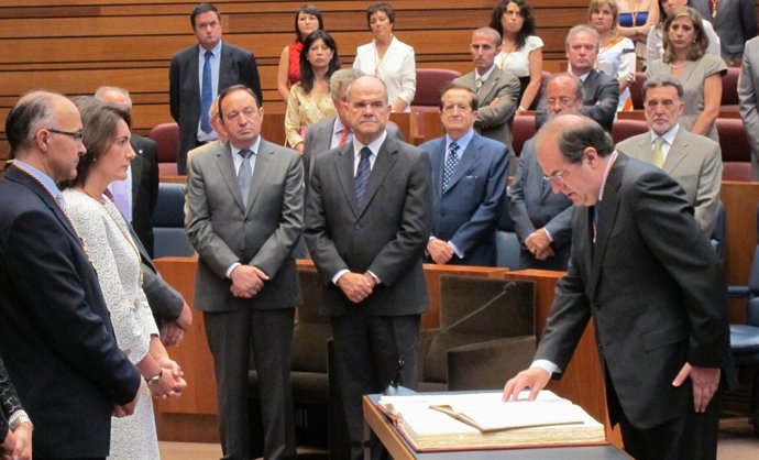 Juan Vicente Herrera, Durante El Juramento.