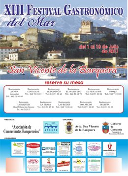 Cartel Del Festival Gastronómico Del Mar 