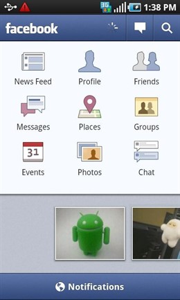 Aplicación De Facebook Con Android Desde Android Market