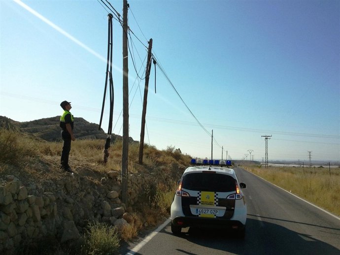 Imagen De Una Patrulla De La Policía Local De Mutxamel