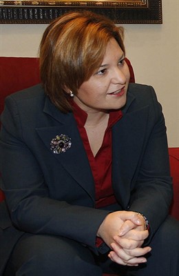 La Consellera De Infraestructuras, Territorio, Y Medio Ambiente, Isabel Bonig.
