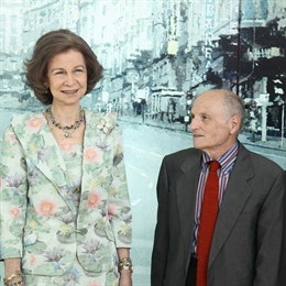 La Reina Inaugura La Retrospectiva De Antonio López En El Museo Thyssen