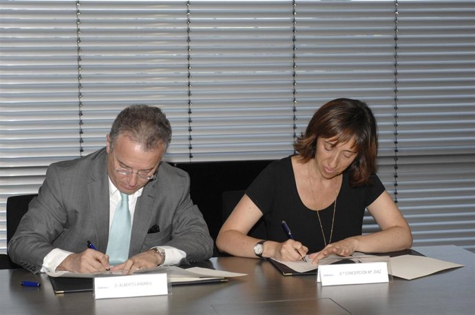 Firma Del Convenio Entre Telefónica Y Fundación CNSE