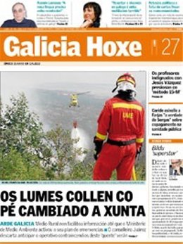 Portada De Galicia Hoxe