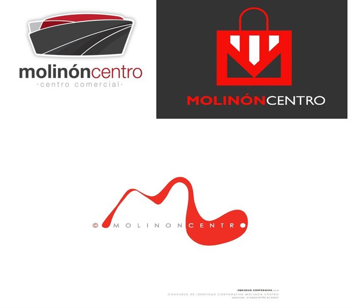 Los Tres Logos Candidatos A Ser La Imagen De Molinón Centro