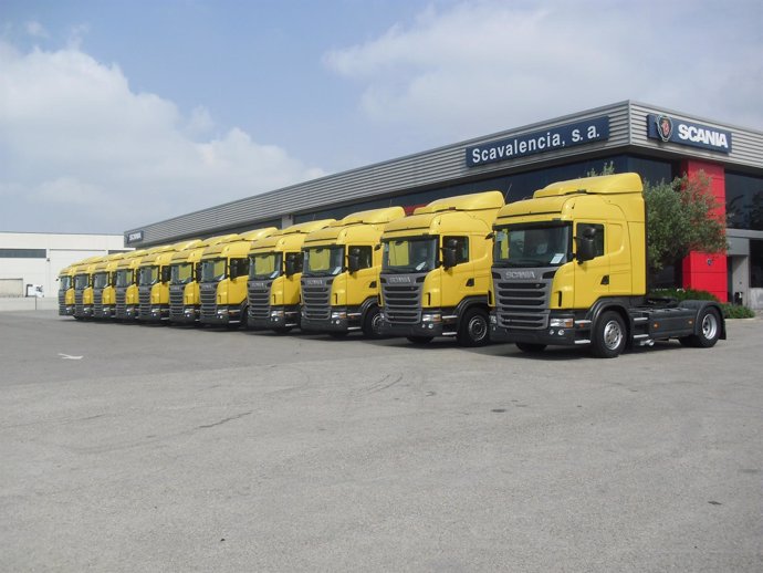 Compra De Camiones De Scania De Distribuidores De DHL