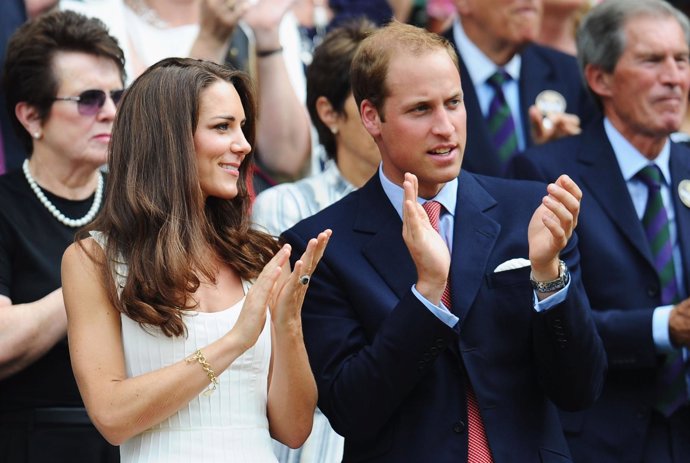 El Príncipe Guillermo Y La Princesa Catalina En Wimbledon