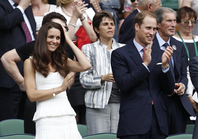Los Duques De Cambridge En Wimbledon