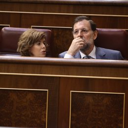 Rajoy Y Sáenz De Santamaría En El Debate Sobre El Estado De La Nación