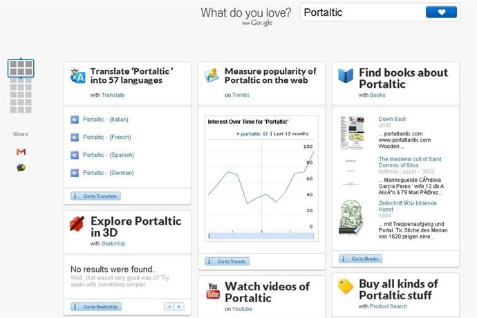 Página De Google What Do You Love 