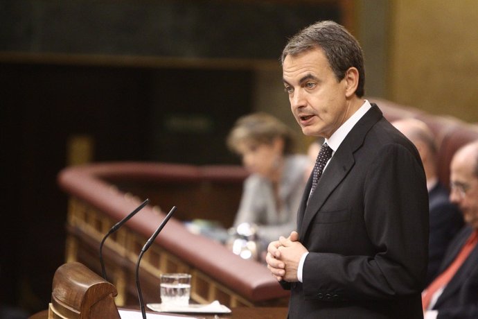 Primer Plano De José Luis Rodriguez Zapatero