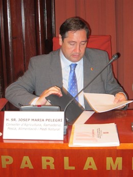 El Conseller De Agricultura, Josep Maria Pelegrí