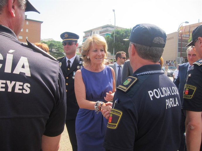Aguirre Durante Su Visita A Collado Villalba