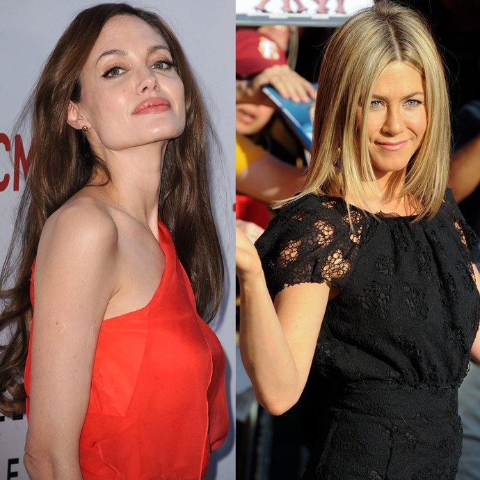 Montaje Angelina Jolie Y Jennifer Aniston