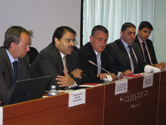El Embajador De Egipto Interviene En La Jornada Organizada Con Cámara Valencia.