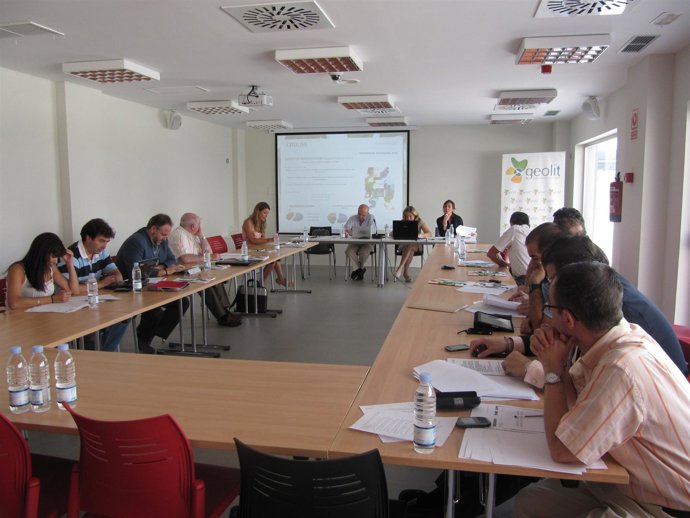 Reunión Del Patronato De Citoliva En El Parque Geolit, En Mengíbar (Jaén).