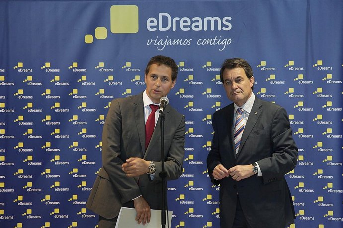 El Pte De La Generalitat Artur Mas Y El CEO De Edreams Javier Pérez-Tenessa
