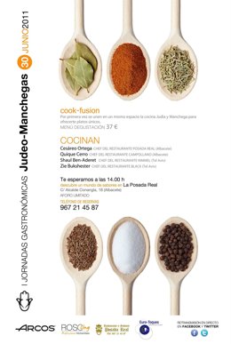 Cartel De La I Jornada Gastronómica Judeo-Manchega