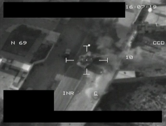 Ataque Aéreo Sobre Las Fuerzas Leales A Gadafi Filmado Por Tv