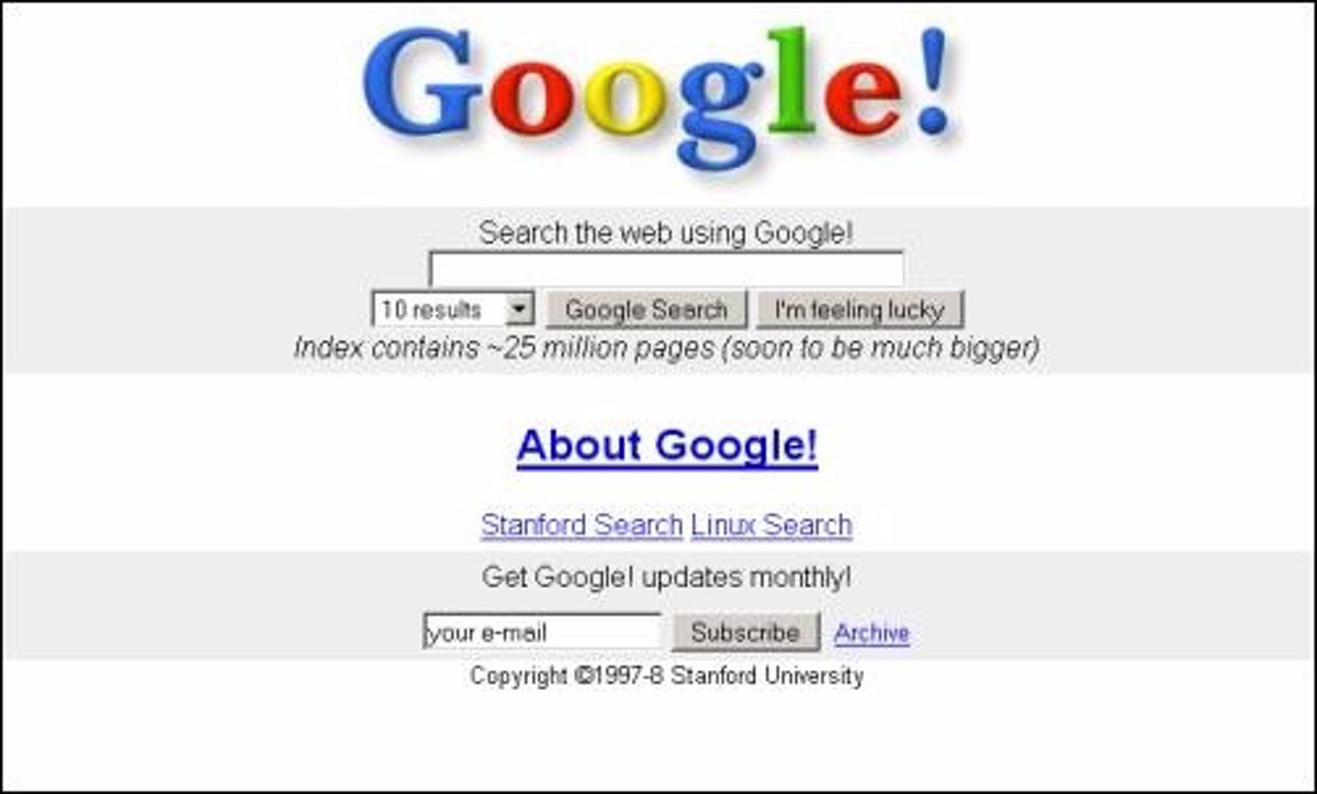 google 1997 easter egg