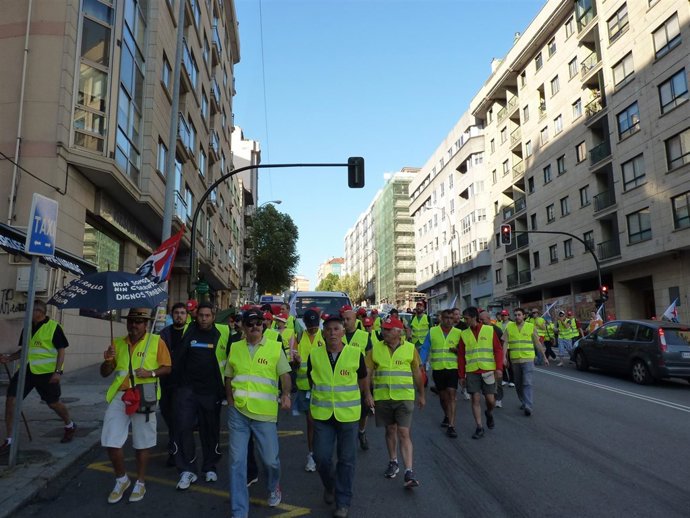 Fotos Inicio Marcha Vigo.