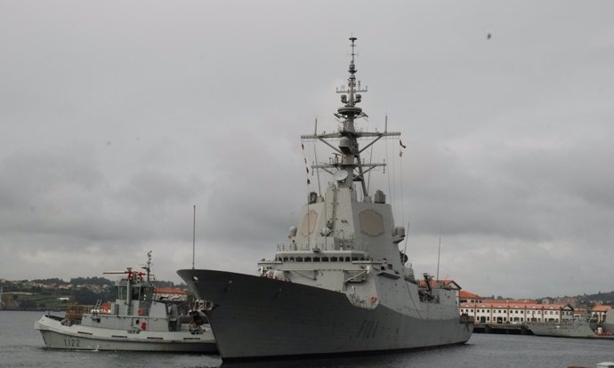 La Fragata 'Méndez Núñez' Vuelve A Ferrol Tras La Misión En Libia