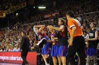 Baloncesto.- Roger Grimau y Jaka Lakovic abandonan el FC Barcelona