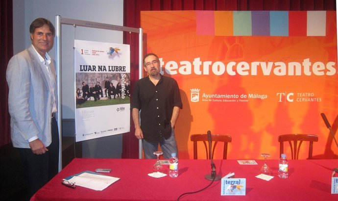 Caneda Y Gallego, Durante La Presentación Del Concierto