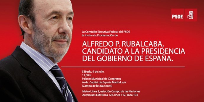 Cartel De Rubalcaba Como Candidato