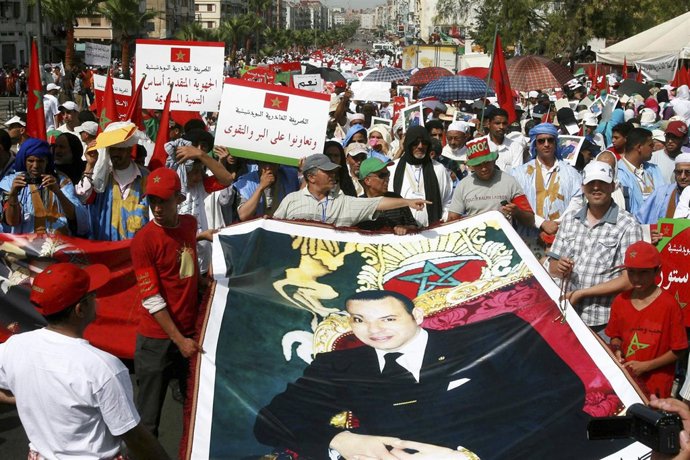 Manifestación En Marruecos