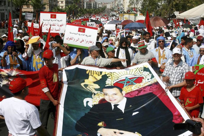 Manifestación En Marruecos