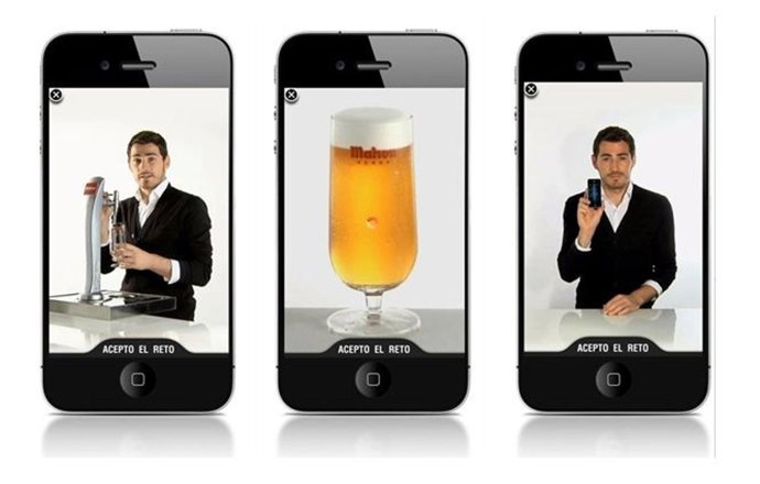Iker Casillas Para Mahou A Través Del Iphone