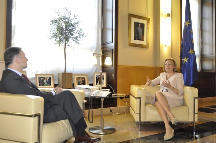 Luisa Fernanda Rudi (PP) Y Marcelino Iglesias (PSOE)