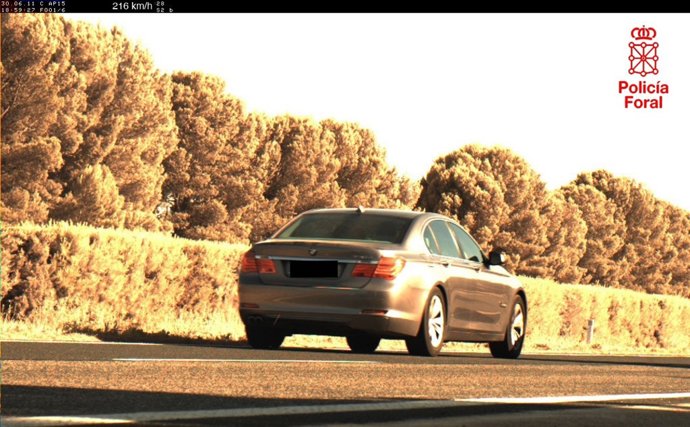 Imagen Del Vehículo Infractor Captada Por El Radar.