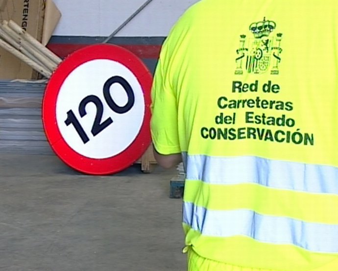 Preparan las señales de velocidad de 120 km/h