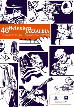 Cartel De La 46 Edición Del Heineken Jazzaldia Donostiarra.