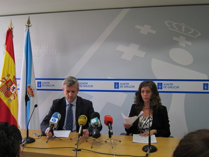 Alfonso Rueda, En Comparecencia De Prensa En La Xunta