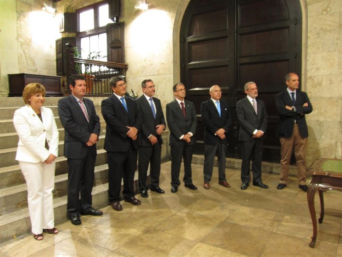 Camps Con Los Rectores Y Los Consellers Císcar Y Bonig