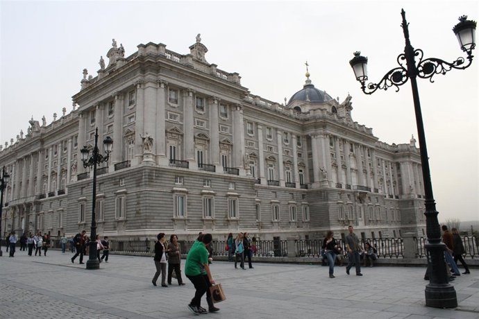 Palacio Real de Madrid, plaza de Oriente