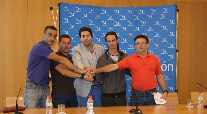 Lucena Y Representantes De La Junta De Personal Del CPB