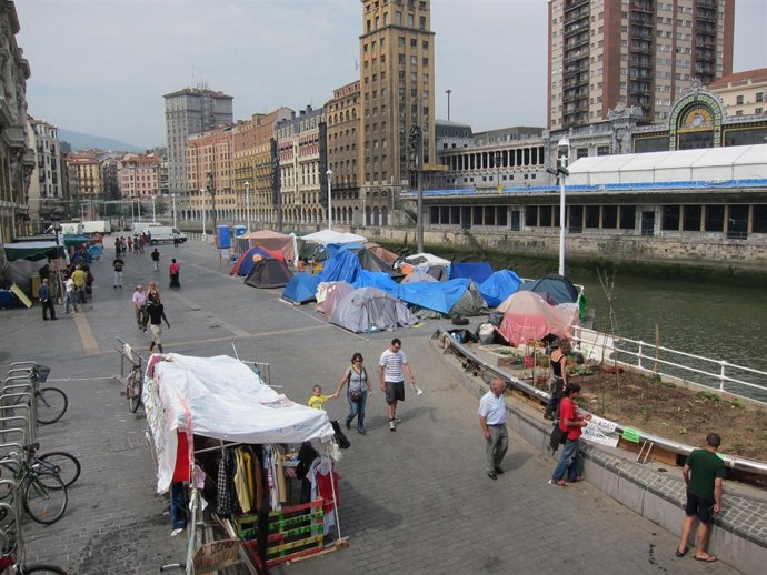 Acampada En El Teatro Arriaga