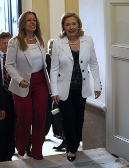 Hillary Clinton Y Trinidad Jiménez