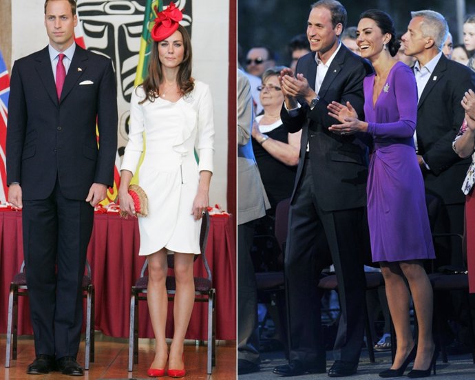 Montaje Principe Guillermo Y Catalina En Canada