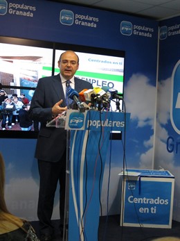 El Presidente Provincial Del PP De Granada, Sebastián Pérez.