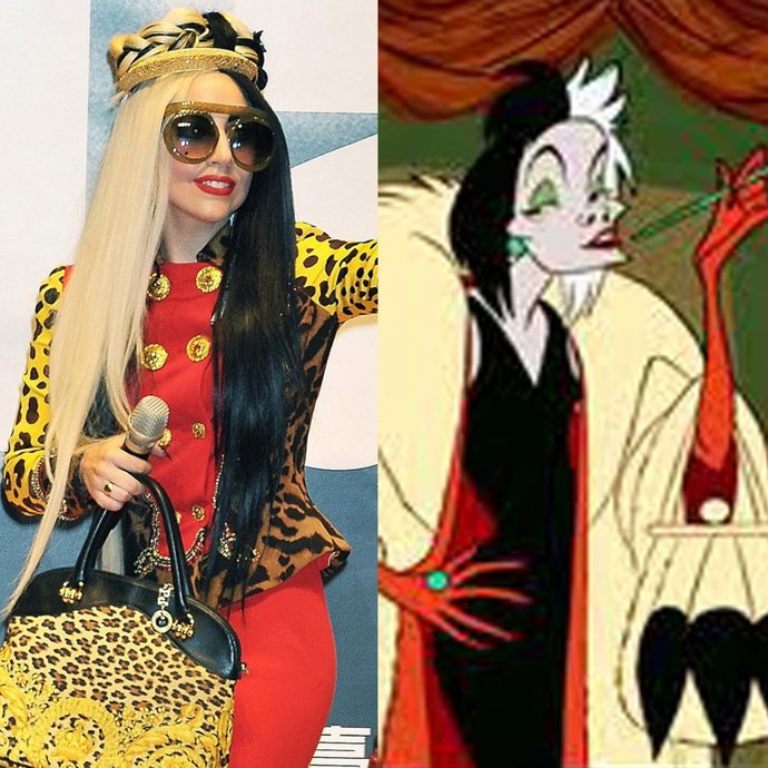 Montaje Lady Gaga Y Cruella De Vil