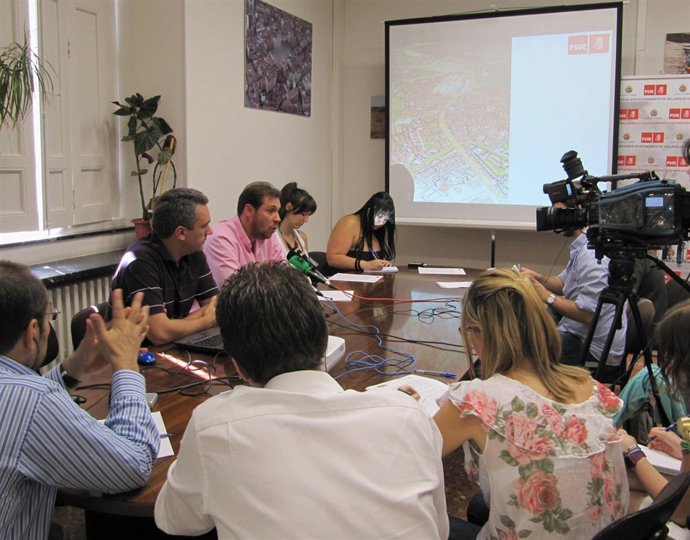 Rueda De Prensa Del PSOE De Valladolid Sobre El Soterramiento