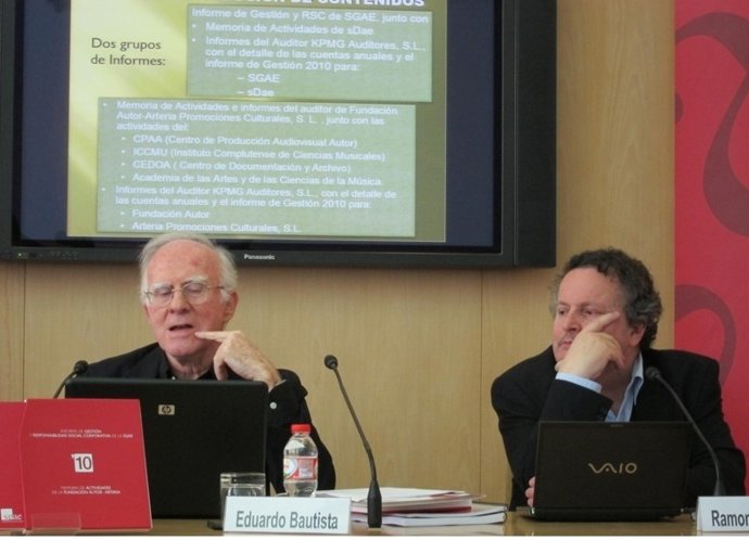 Teddy Bautista Y Ramon Muntaner, SGAE