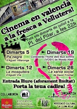 Cartel De Cinema En Valencià A La Fresca